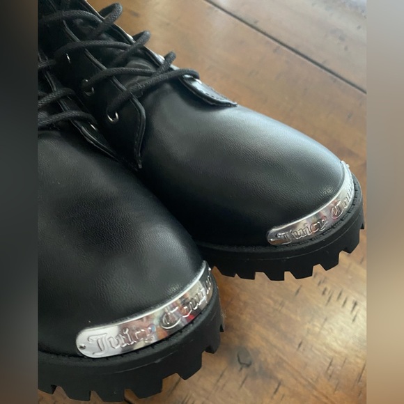 •NWT•Juicy Couture Quilted Bling Combat Boots- ‘JC OPAL’ - Picture 13 of 14